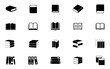 © Shawon - Books and Publications Icon Set, Education, Reading, Library Material Symbols Vector Collection