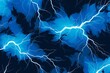 © Adja Atmaja - Vintage comic blue element lightning strikes