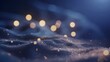 © Md Gulam Asib - Magical winter night with soft bokeh lights and sparkling snow