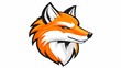 © sungedi - Stylized, aggressive fox head profile illustration facing right against a white background