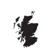 © Binuaji - Sleek silhouette of Scotland offers modern simplicity for travel guides, branding, or educational materials showcasing Scottish pride and heritage