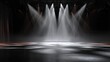 © Walter - Empty stage lit by spotlights (2)