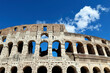 © Godong Photo - Exterior view shows massive elliptical structure of the Colosseum, largest ancient amphitheatre worldwide.
