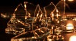 © thiago - Intriguing shards of glass catch the light, creating a dramatic and visually compelling abstract design