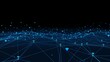 © RIHAN - wifi warless network internet Neon animated city broadband background Movement plexus glow lines, network wave connection particles, dots. Digital network, communication Technology, background 4k