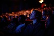© Igor - Captivated Audience Watching Suspenseful Film in Dark Cinema