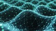 © Murtaza - Cyber Grid of Tomorrow: The Glowing Lines Define a Structure in a Virtual Space