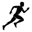 © JunoNaro - Classic Running Man Silhouette Icon for Sport and Fitness Logo