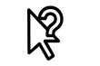 © Krtola  - Computer cursor pointer showing question mark, representing help, query, doubt, support, and information search