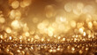 © Interactify - blurred golden shimmer with gentle light bokeh