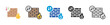 © Iconjam - firewall icon set multi style various collection