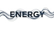 © Anisah - Dynamic energy concept with stylized waves enhancing the word energy in bold lettering