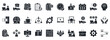 © San D - Freelance Icon Set. Contains Icons That Are Relevant For Business. Designed In Vector Glyph Style