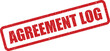 © Mahmud - Authentic grunge style stamp with AGREEMENT LOG text, used for tracking and maintaining official records