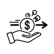 © TaherStock - Line icon illustrating payment api integration with code snippet and puzzle piece