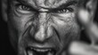 © Marta P. (Milacroft) - Angry man shouting with intense expression screaming