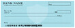 © shoab - Minimal Blank Cheque Template Layout for Payment and Banking Use