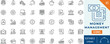 © Dencons - Money Management icon collection set. Editable stroke.