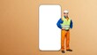 © BillionPhotos.com - Young male construction Worker with hard hat