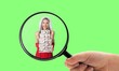 © BillionPhotos.com - Child Hand holding Magnifying Glass on background