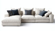 © Thiago - A luxurious sofa with stylish pillows, perfect for a modern living room