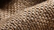 © fivan - A rough jute fabric background, natural neutral tone, high detail