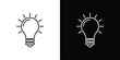© basit - Bulb icons vector template, EPS 10 for design