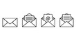 © VectStocker - Email and mail message envelope icon set for communication
