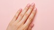 © Den Boro Day - Hand with Manicured Nails, a Study in Pink Tones and Subtle Variations.