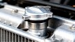 © JohnLee - Close up radiator cap with Aluminum Radiator Filler Neck
