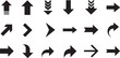 © Israt - Vector illustration of various hand-drawn arrow designs pointing in different directions with artistic flair