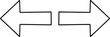 © siam524 - Two arrows pointing in opposite directions, left and right
