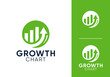 © Faseeh - Growth Chart Logo for Business Development | Business Growth Logo Design with Bar Chart | Modern Growth Chart Logo for Financial Company