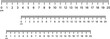 © Hanan - Metric ruler scale vector for 10 cm and 20 cm measuring tools.