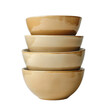 © ArzStudio - Stacked Beige Ceramic Bowls Showcase Minimalist Style