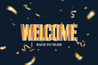 © yaqoob - Welcome 3d gold text effect editable text style