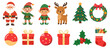 © Maxim Filitov - Christmas characters and objects illustrations set. Cute cartoon clipart for Christmas decorations