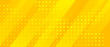 © moh - abstract yellow geometric background with halftone wide. Dynamic shapes composition. Cool background design for posters