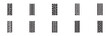© Jeremy_Show - Car tire tracks vector, icon design. Tire tracks, rubber wheels, and braking marks. Truck, car, tread pattern silhouettes. Perfect for auto racing, speed-related designs. Vector Illustration. EPS 10