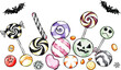 © Ivan - Vector illustration of a cute Halloween sweets and candies.