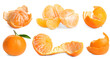 © New Africa - Set of tangerines isolated on white. Citrus fruit