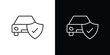 © Annimo - Auto insurance icons Vector Logo Template Illustration Design