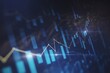 © Tohidul Islam - Abstract blue financial stock market chart with upward trend