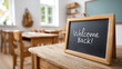 © sabyna75 - Welcome back to school scene in classroom setting for educational design