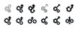© Coosh448 - Set of gear and arrow icons indicating progress and productivity