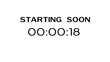 © Noble creative - Countdown timer illustration.  Starting soon timer clock. Minute and second timer number.