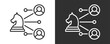 © AGE - Outbound Strategy Icon Set Vector Collection Isolated In Black And White