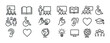 © Влада Яковенко - Inclusive education icon set with accessibility and learning symbols