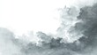 © morepiixel - A soft, abstract representation of clouds in shades of gray, blending seamlessly into a bright white backdrop, evoking a serene, tranquil atmosphere.