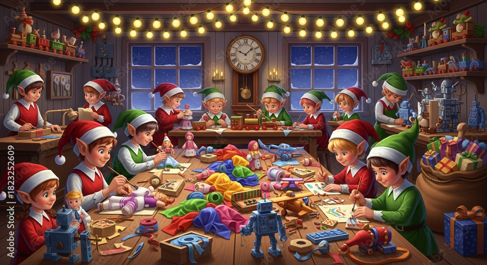 delightful-scene-of-santa-s-workshop-elves-lovingly-crafting-toys-for